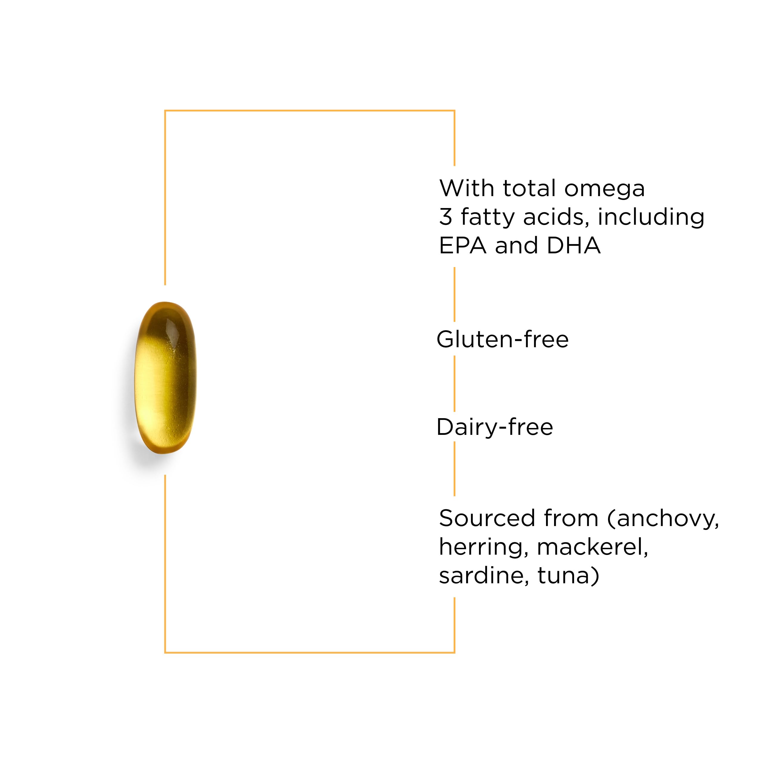 Integrative Therapeutics Pure Omega HP etiquette; distillation moléculaire et pureté vérifiée.