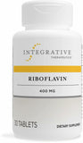 Integrative Therapeutics Riboflavin — bouteille visible, sans gluten et sans produits laitiers.