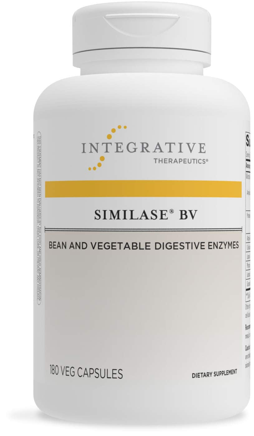 Gélules Similase BV d'Integrative Therapeutics sur bouteille, soutien digestif général.