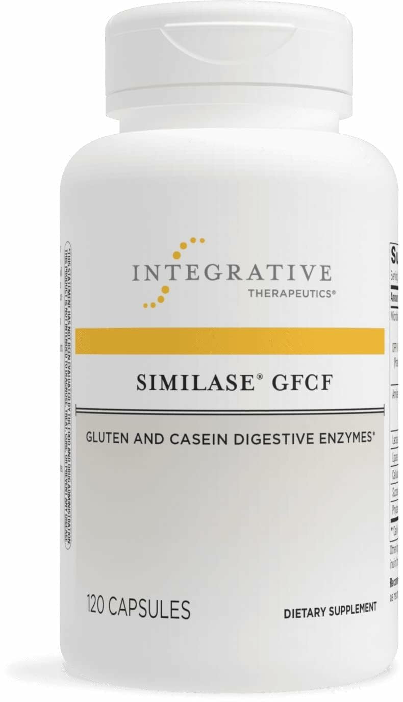 Similase GFCF bouteille de capsules, soutien digestif pratique