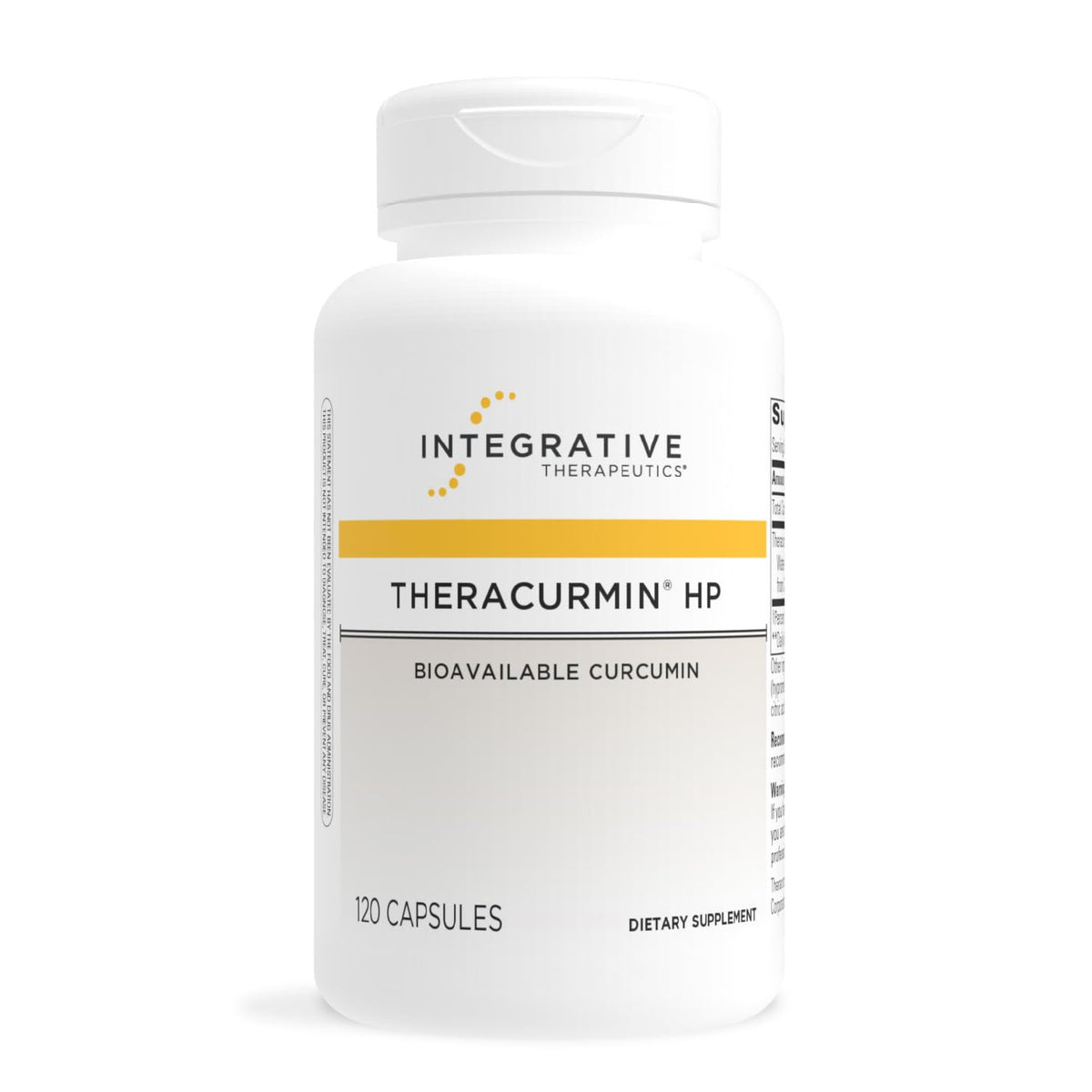 Capteurs Theracurmin HP: capsules Integrative Therapeutics, récupération musculaire après l'effort.