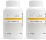 Tri-Magnesium d'Integrative Therapeutics: bouteille et capsules, soutien potentiel au métabolisme énergétique.
