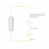 Bouteille Tri-Magnesium d'Integrative Therapeutics sur fond neutre, usage quotidien pratique.