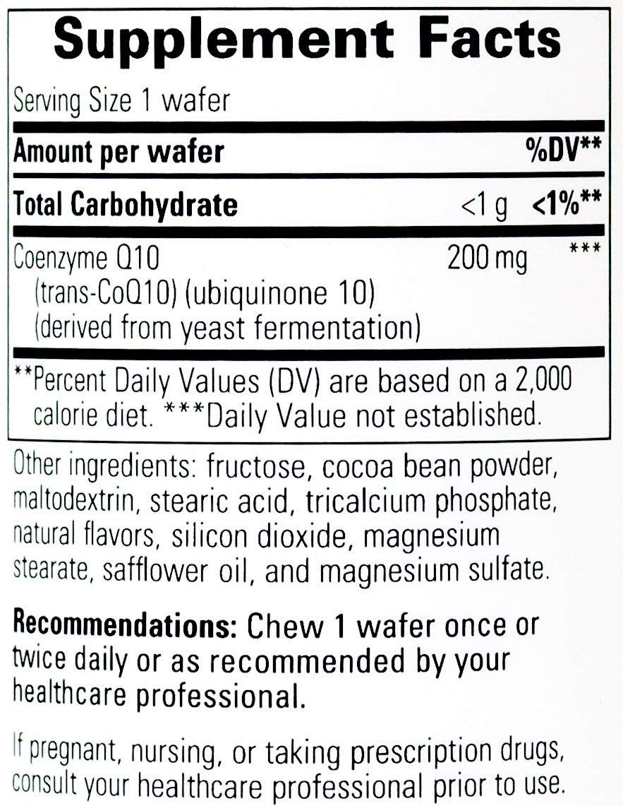 Delice chocolat Vitaline CoQ10, prise quotidienne agréable.