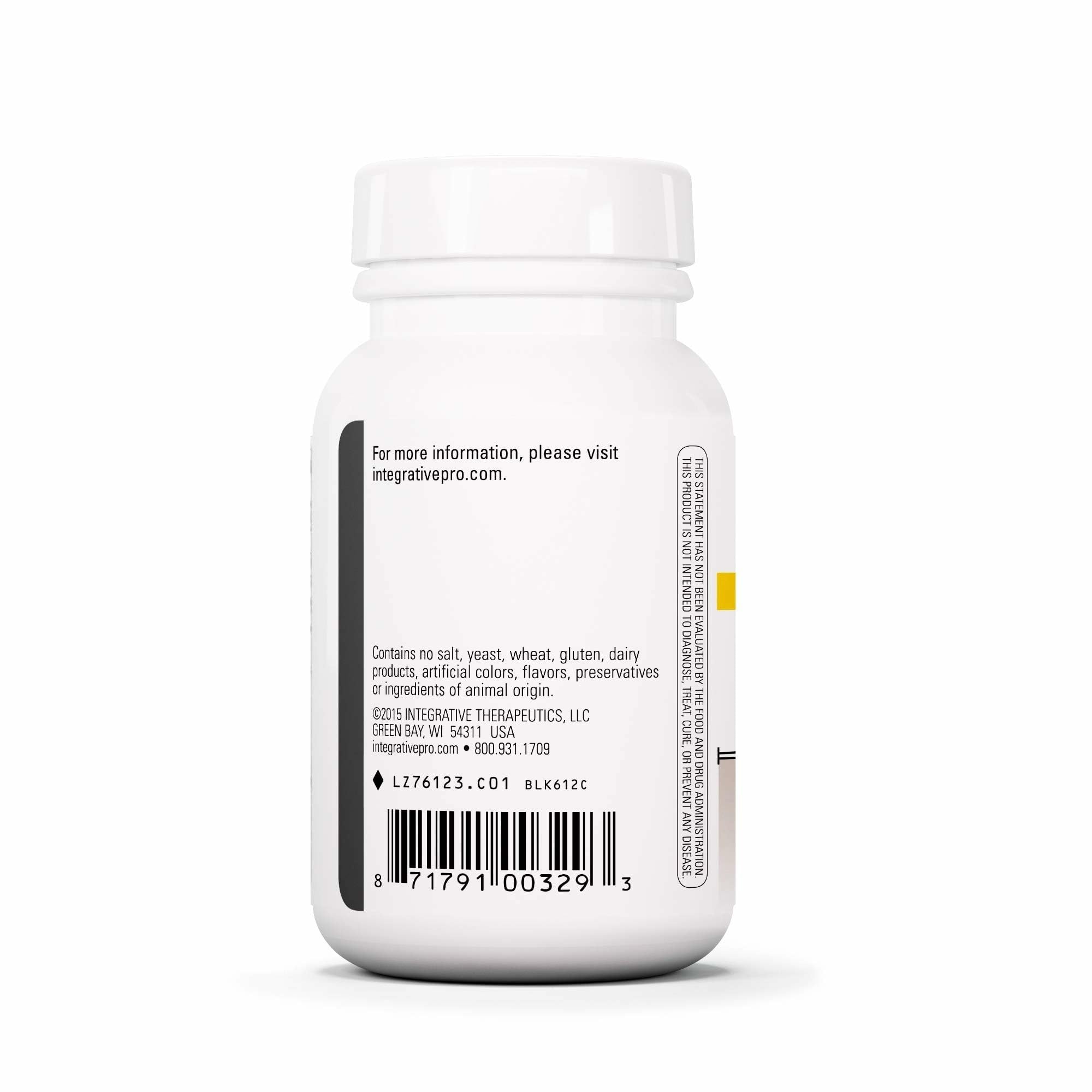 Étiquette Vitaline CoQ10 sans gluten et sans lactose, respect des préférences.