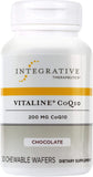 Vitaline CoQ10 tablettes chocolat 200 mg, soutien énergie et clarté mentale potentiel.
