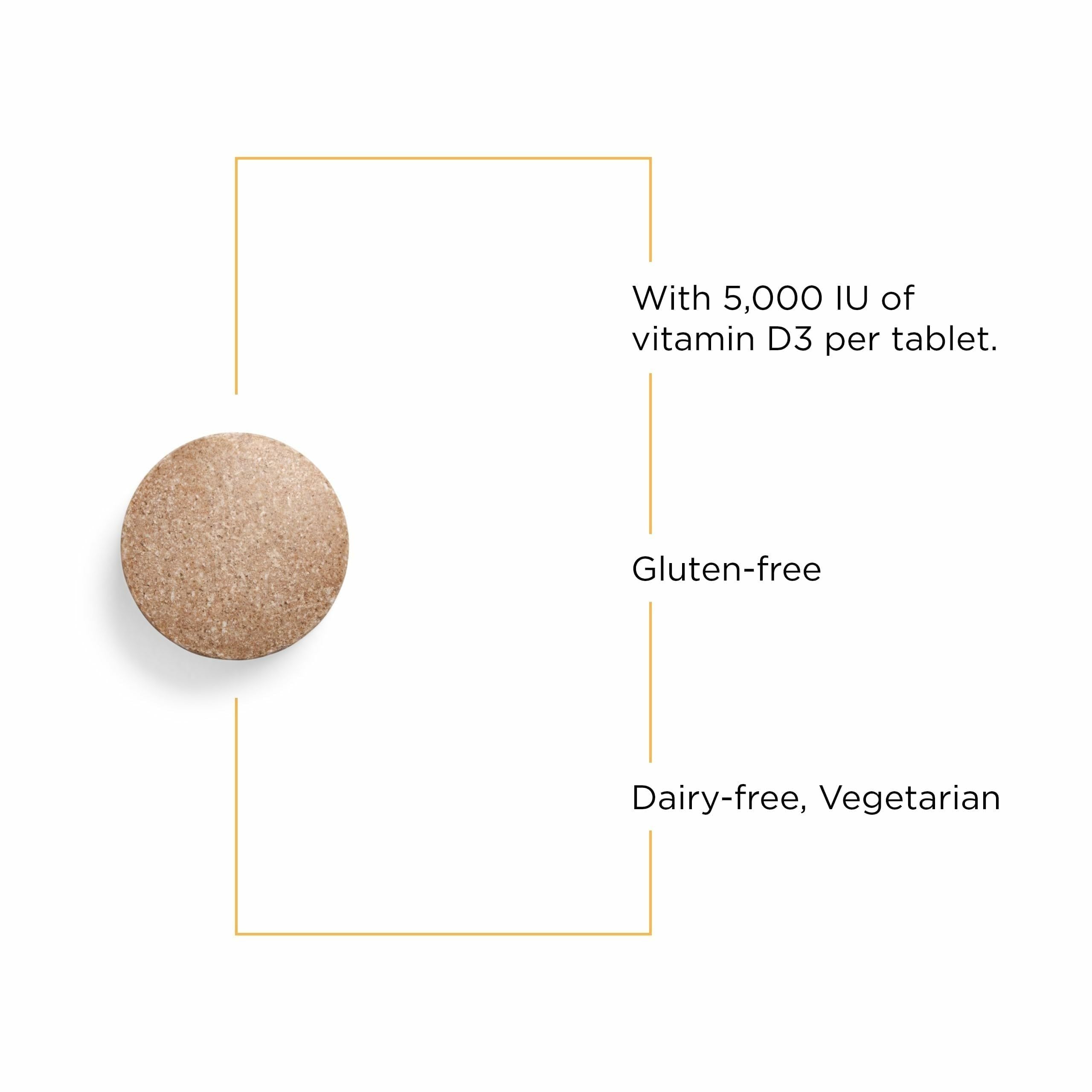 Étiquette détaillée Vitamine D3 Integrative Therapeutics avec dosage clair