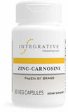 Integrative Therapeutics zinc-carnosine gelules dans bouteille, soutien potentiel du tractus digestif