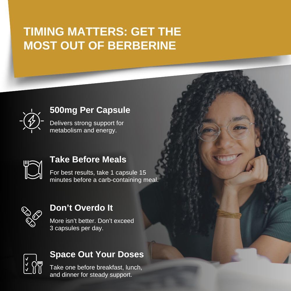 Intelligent Labs Berberine HCL Plus — forme végétale facilitant l’ingestion quotidienne.