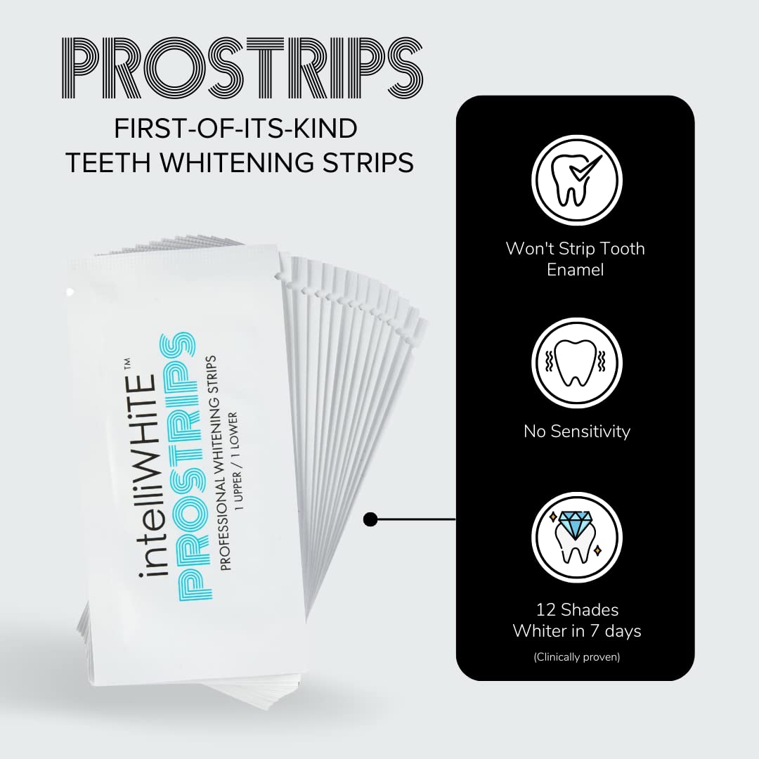 Intelliwhite ProStrips développé par des dentistes pour une expérience à domicile fiable.