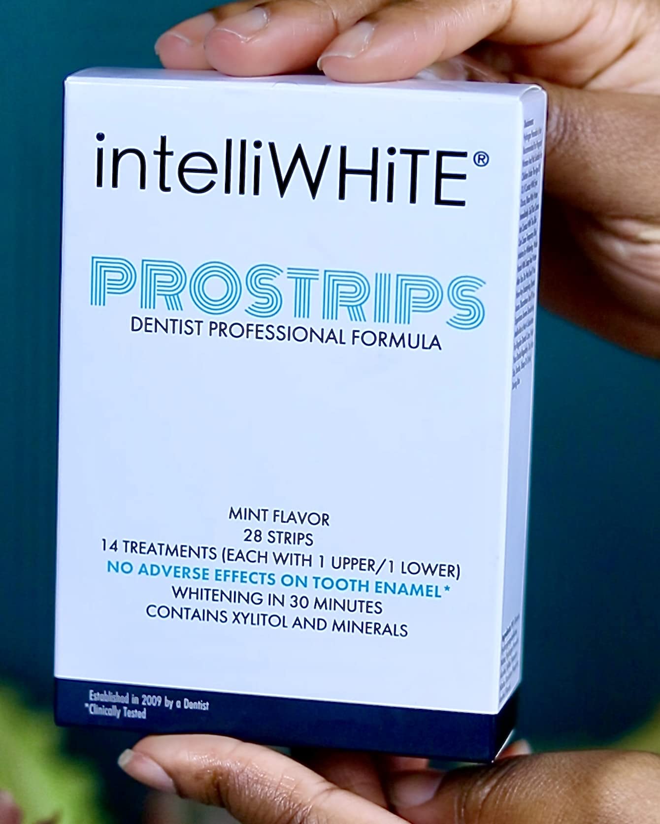 Intelliwhite ProStrips faible sensibilité pour un usage quotidien confortable.