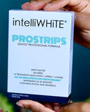Intelliwhite ProStrips faible sensibilité pour un usage quotidien confortable.