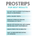 Intelliwhite ProStrips formule reminéralisante protège l’émail tout en blanchissant.
