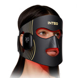 Masque INTEO pour thérapie lumineuse rouge et infrarouge, couverture uniforme du visage.