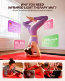 INTEO – Matelas rouge infrarouge corps entier pour relaxation.