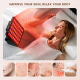 INTEO panel lumière rouge infrarouge double-reflet pour peau homogène