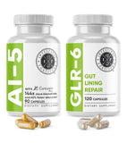 Intestinal Fortitude AI-5, curcuminoides, absorption accrue pour une digestion plus fluide.