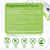 Intestinal Fortitude AI-5, gelules Gingombre, accompagnement pour la routine digestive quotidienne.