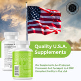 Intestinal Fortitude AI-5, produit non-OGM, formulé sans allergènes courants.