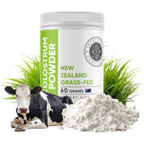 Intestinal Fortitude Colostrum poudre en flacon, soutien immunitaire potentiel et santé intestinale.