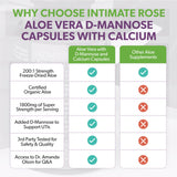 Sans OGM et gluten, Intimate Rose Aloe Vera, choix alimentaire sûr.