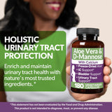Calcium ajouté, capsules Intimate Rose Aloe Vera, soutien potentiel à l'équilibre.