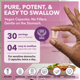 Intimate Rose – emballage vegan, sans gluten, sans soja et sans lactose.