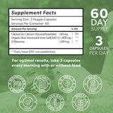 Étiquette bio et halal, Intimate Rose Aloe Vera Capsules, produit respectueux des choix.