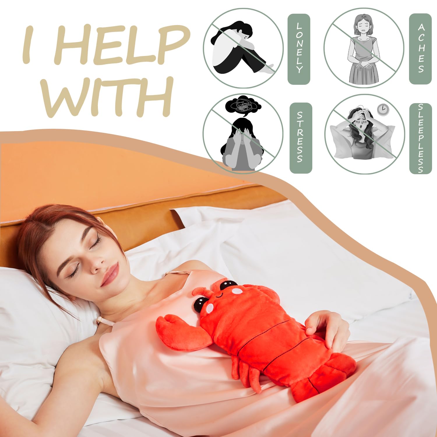 Intoypad peluche-homard-sans-fil, utilisation pratique sans câble.