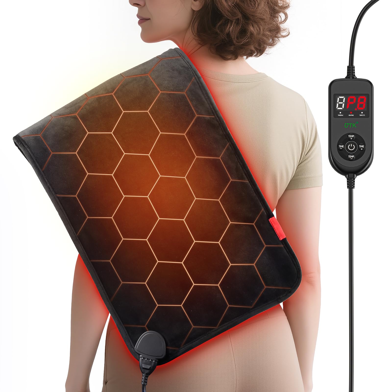 InVarme - Chauffage dos Graphène rapide, chaleur efficace pour soulager les tensions.
