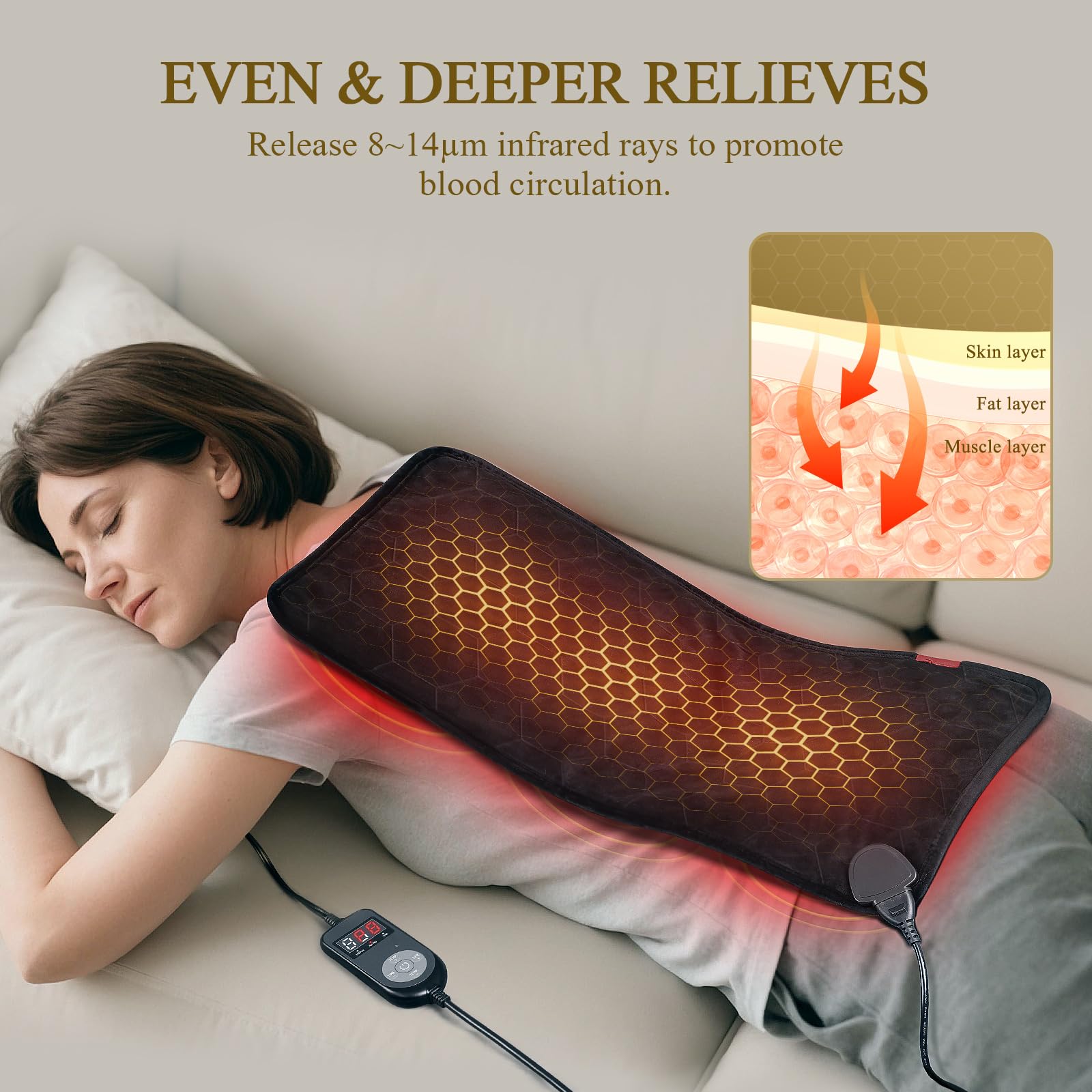 InVarme - Chaleur rapide 3s avec Graphène, sensation immédiate et durable.