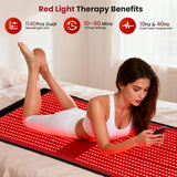 InVarme tapis lumière rouge 660-850 nm, couverture efficace après l'entraînement.