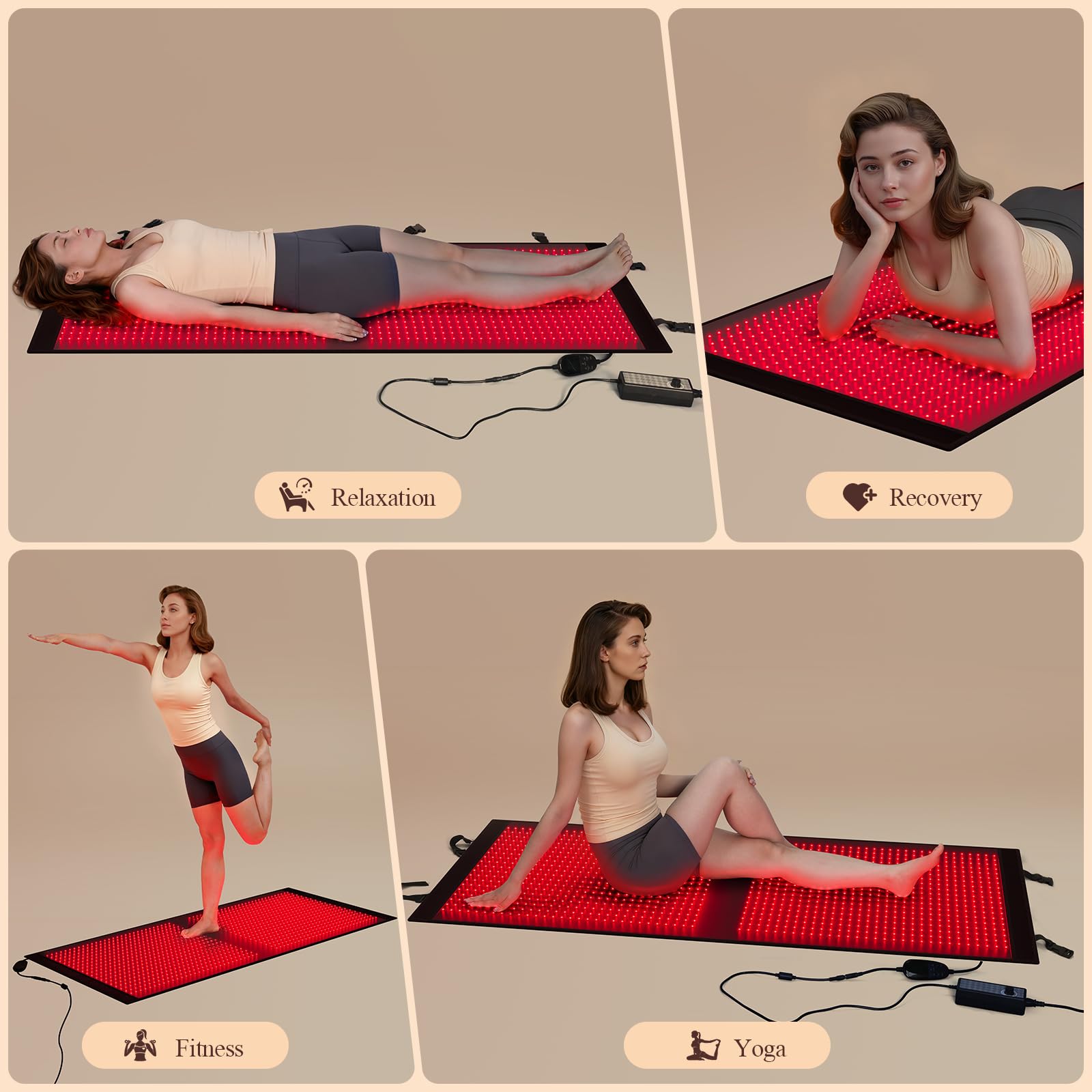 InVarme utilisation à domicile sur canapé ou lit pour plus de confort.