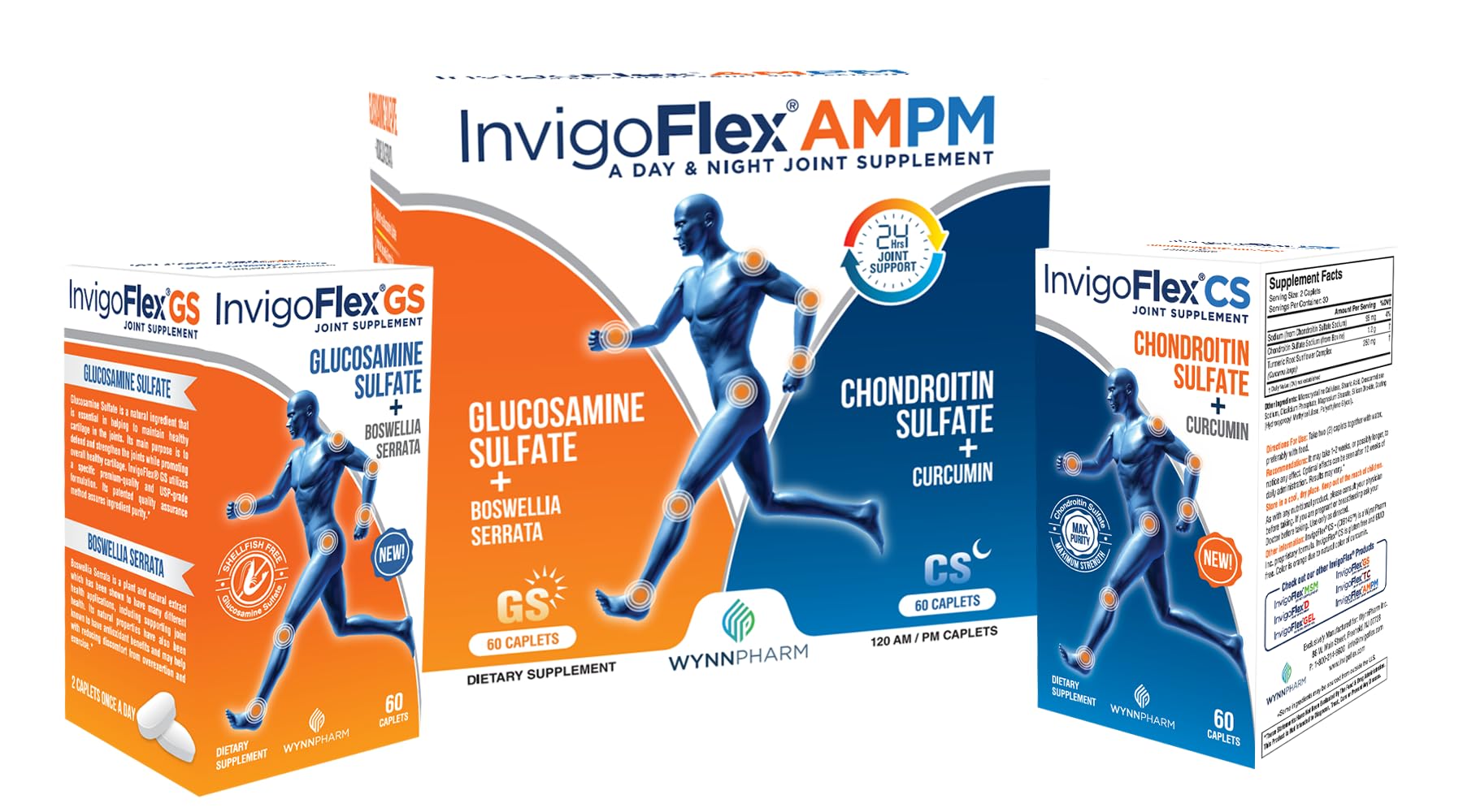 INVIGOFLEX AMPM capules matin, démarrage doux qui prépare la journée pour les articulations.