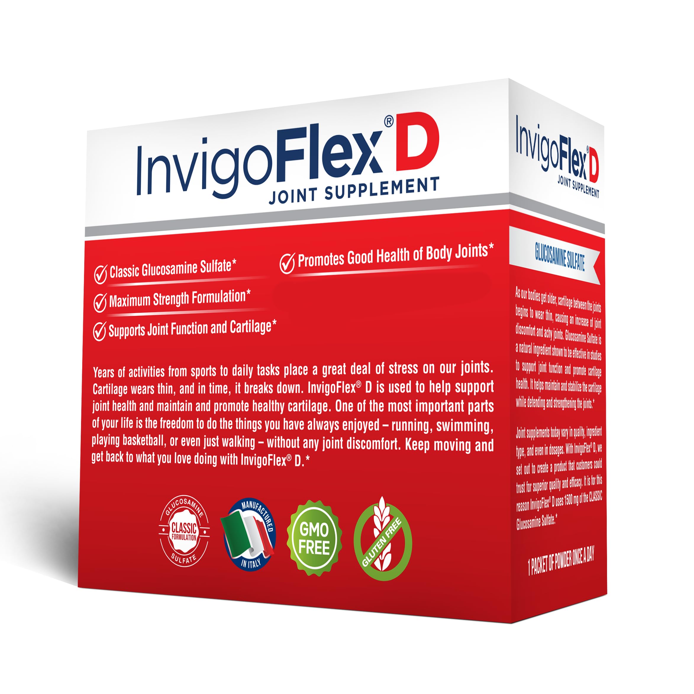 Préparation rapide d'une boisson INVIGOFLEX D pour articulations.