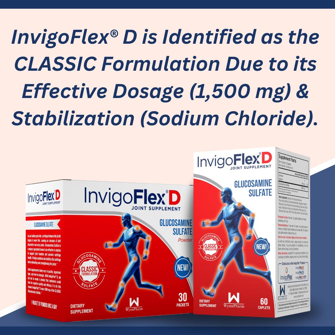 Poudre InvigoFlex prête à se dissoudre pour le dosage quotidien.