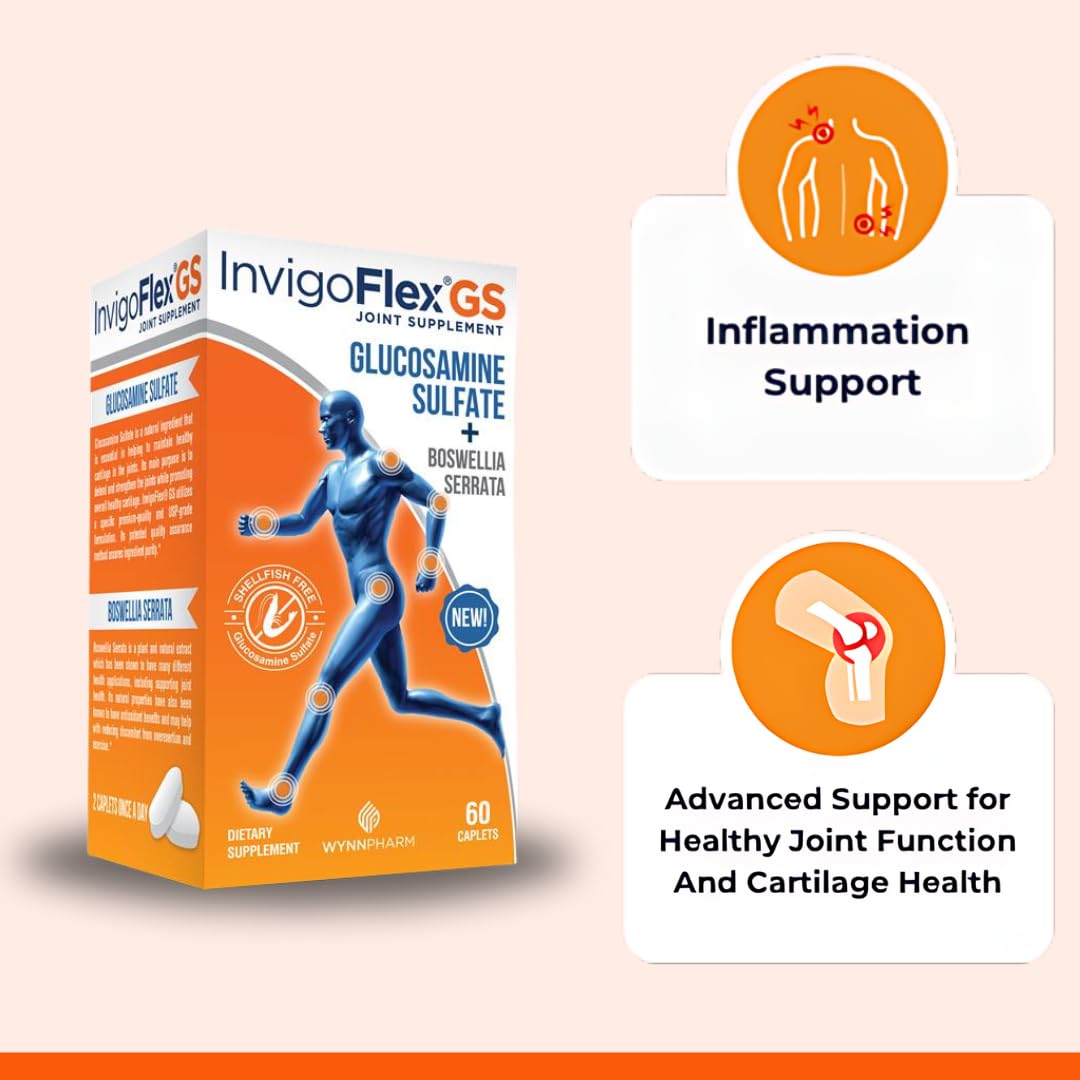 Capsules Invigoflex GS faciles à avaler pour une utilisation régulière.