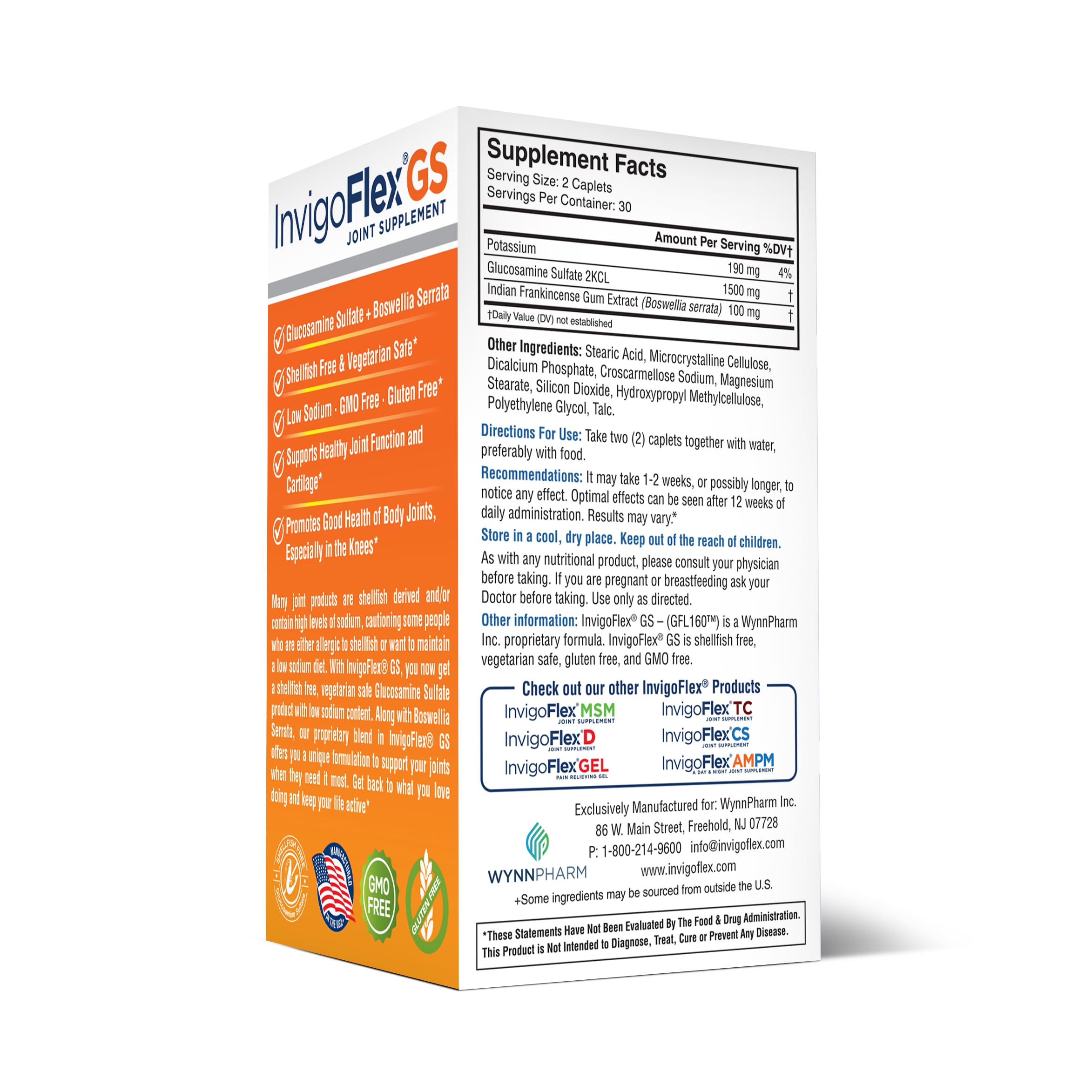 Invigoflex GS sans OGM pour une solution sûre et naturelle.