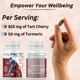 INVIGOFLEX TC curcuma - Capsule sur planche de démonstration pour une utilisation simple.