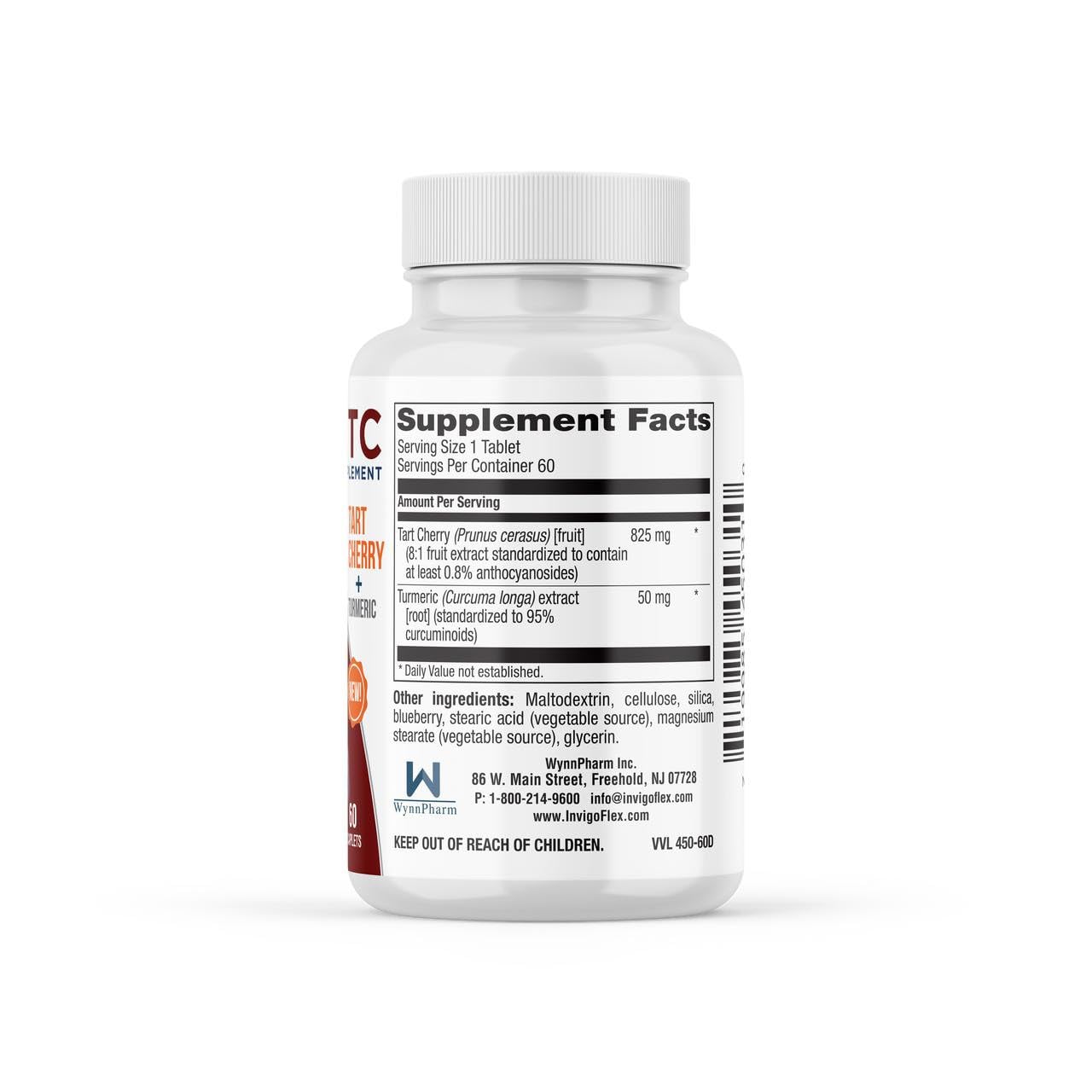 INVIGOFLEX TC cerise acidulée - Étiquette visible pour identifier rapidement le produit.
