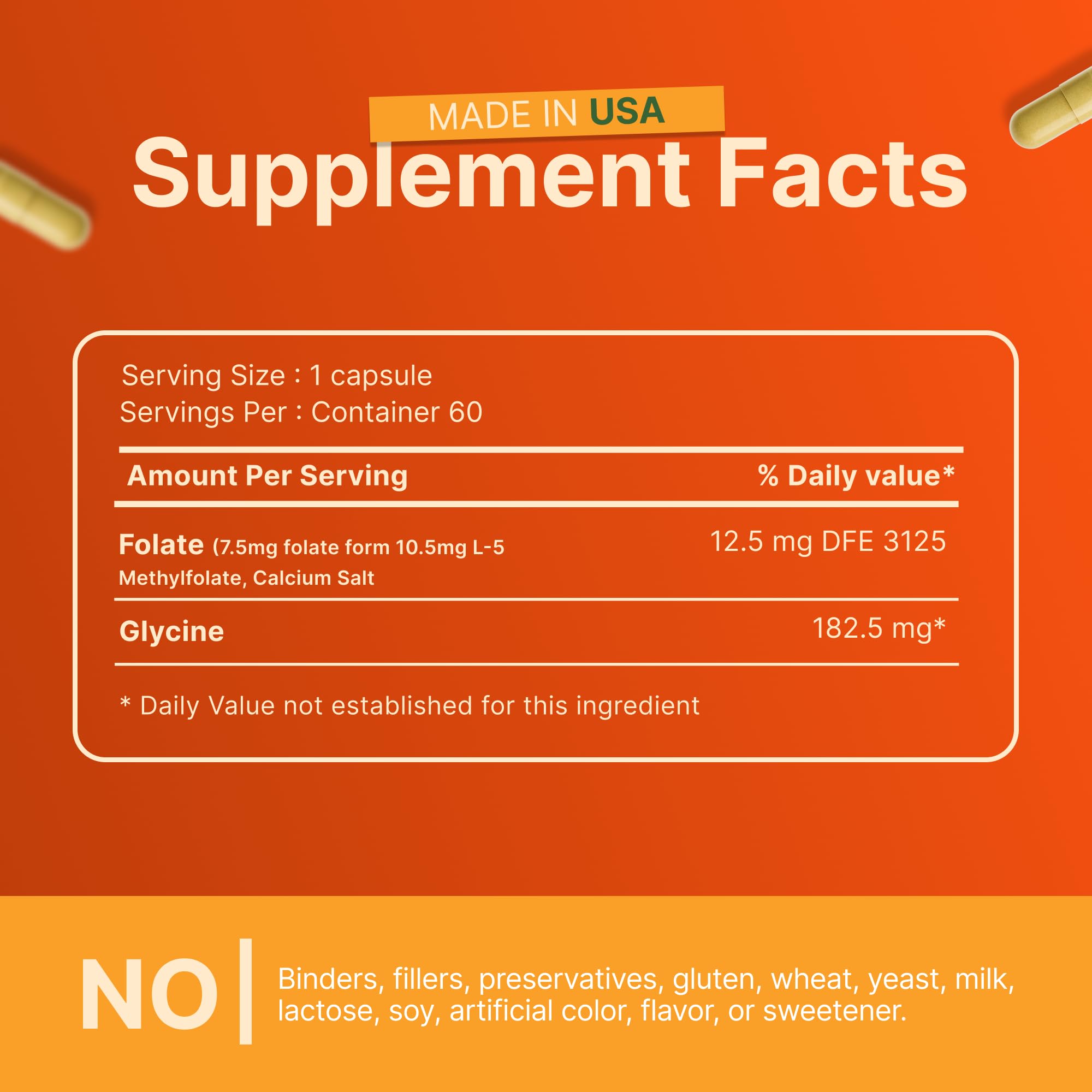 INVITA L-Methylfolate: contenu visible pour soutenir cerveau et énergie.