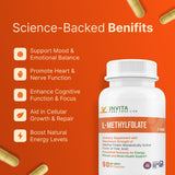 INVITA L-Methylfolate: dosage quotidien facile à intégrer dans la routine.