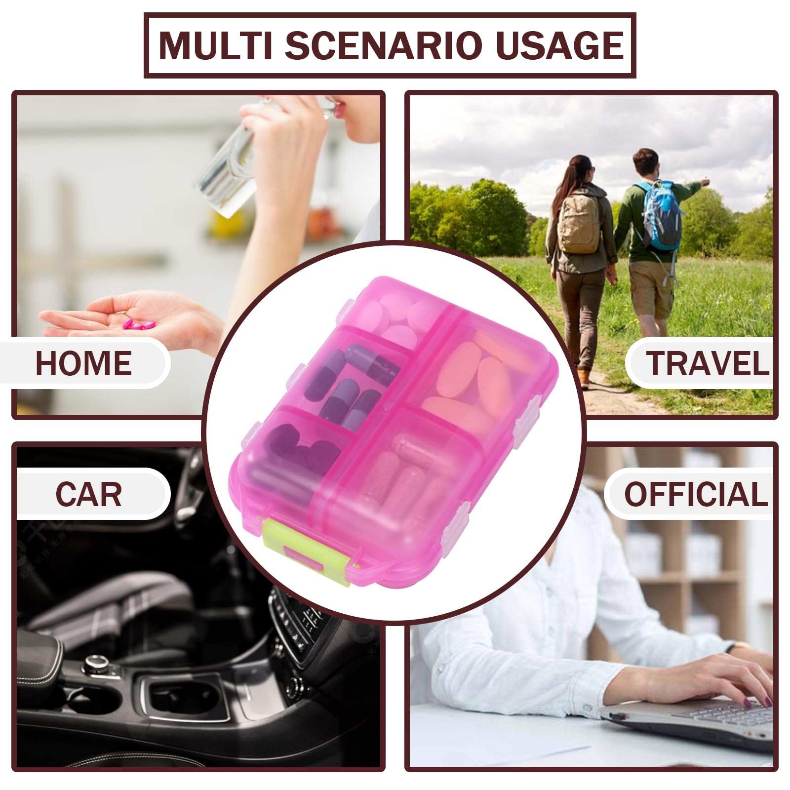 Format portable INVODA idéal pour voyager dans un sac ou une poche.