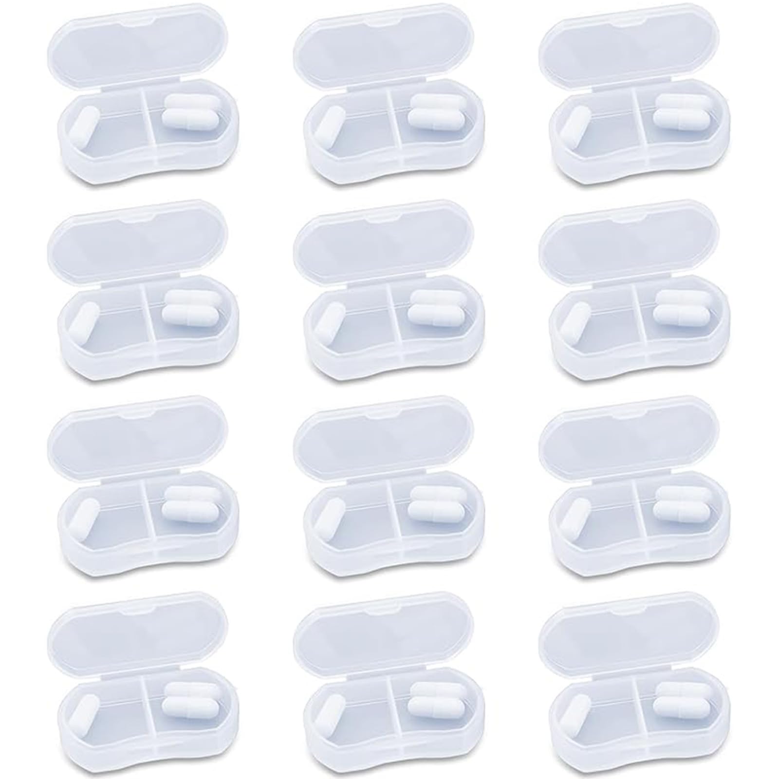 Pochette INVODA pilules 12 emplacements pour organiser votre journée efficacement.