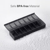 INZOO Matériau sans BPA garantissant un stockage sûr des pilules.