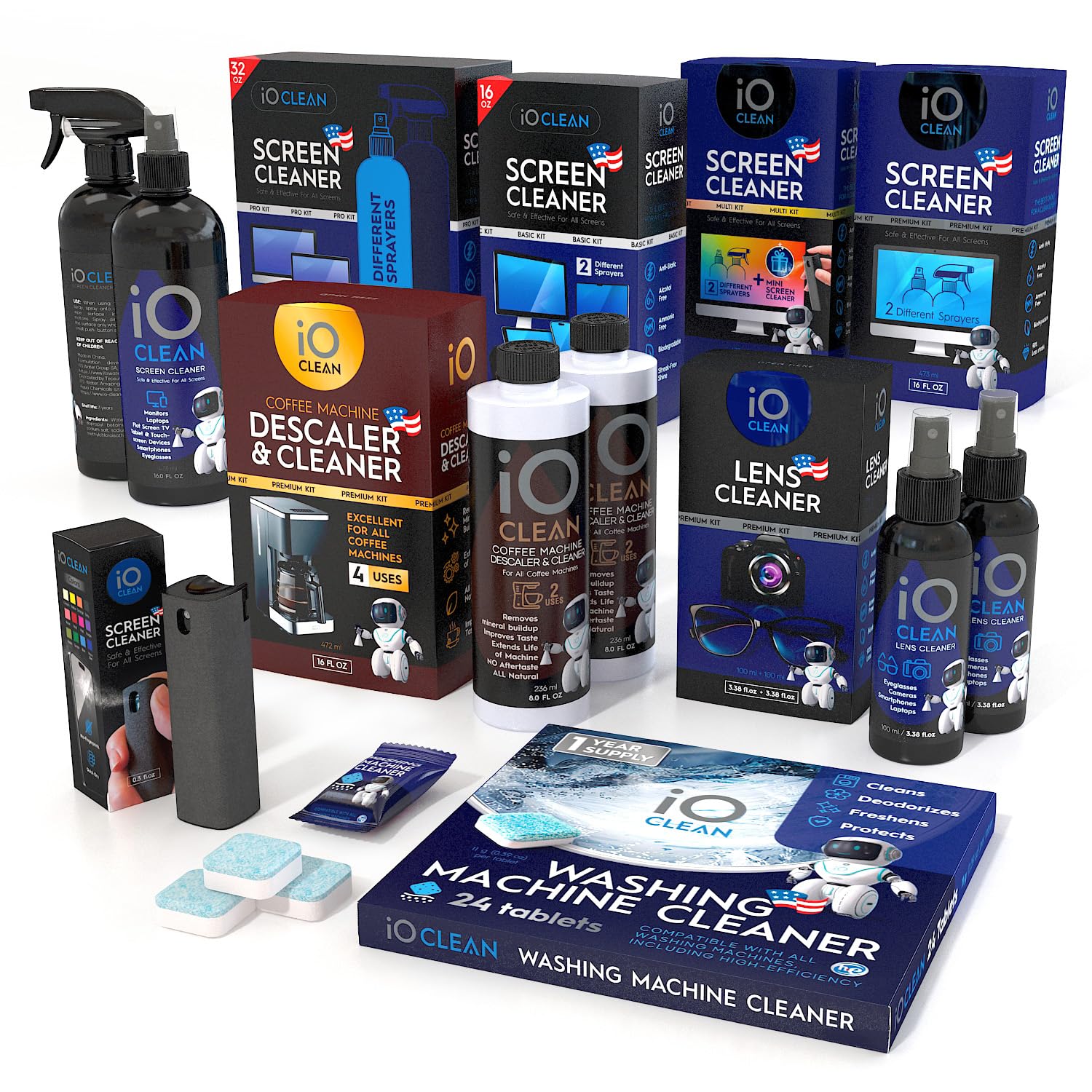 iO CLEAN solution nettoyante pour écran, utilisation sûre
