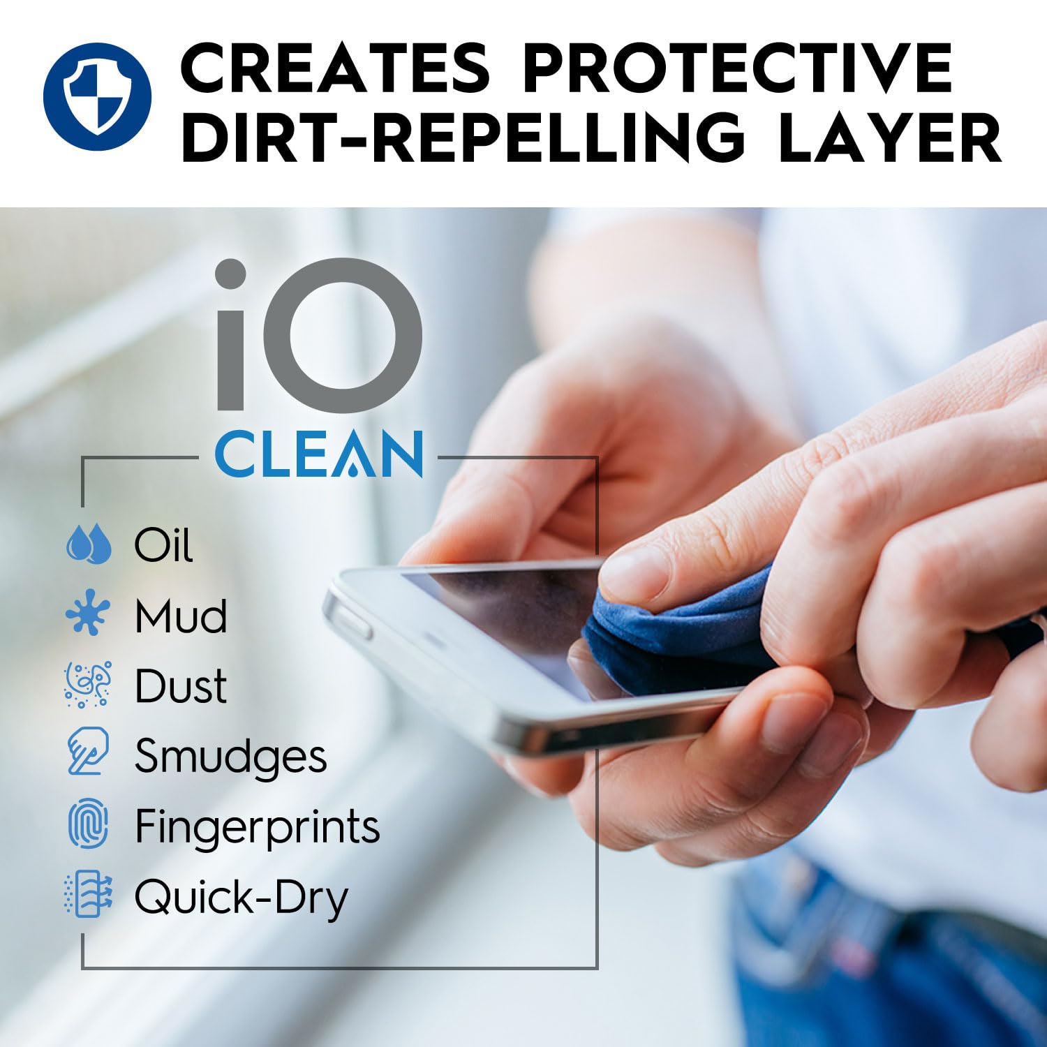iO CLEAN nettoyant moniteurs et écrans nets et lumineux