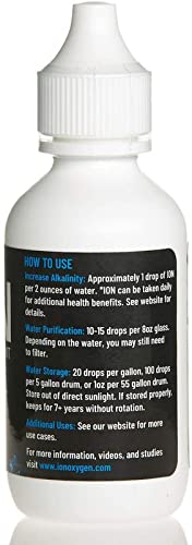 Ion gouttes eau purification oxygenee, purification efficace et gout plus net.