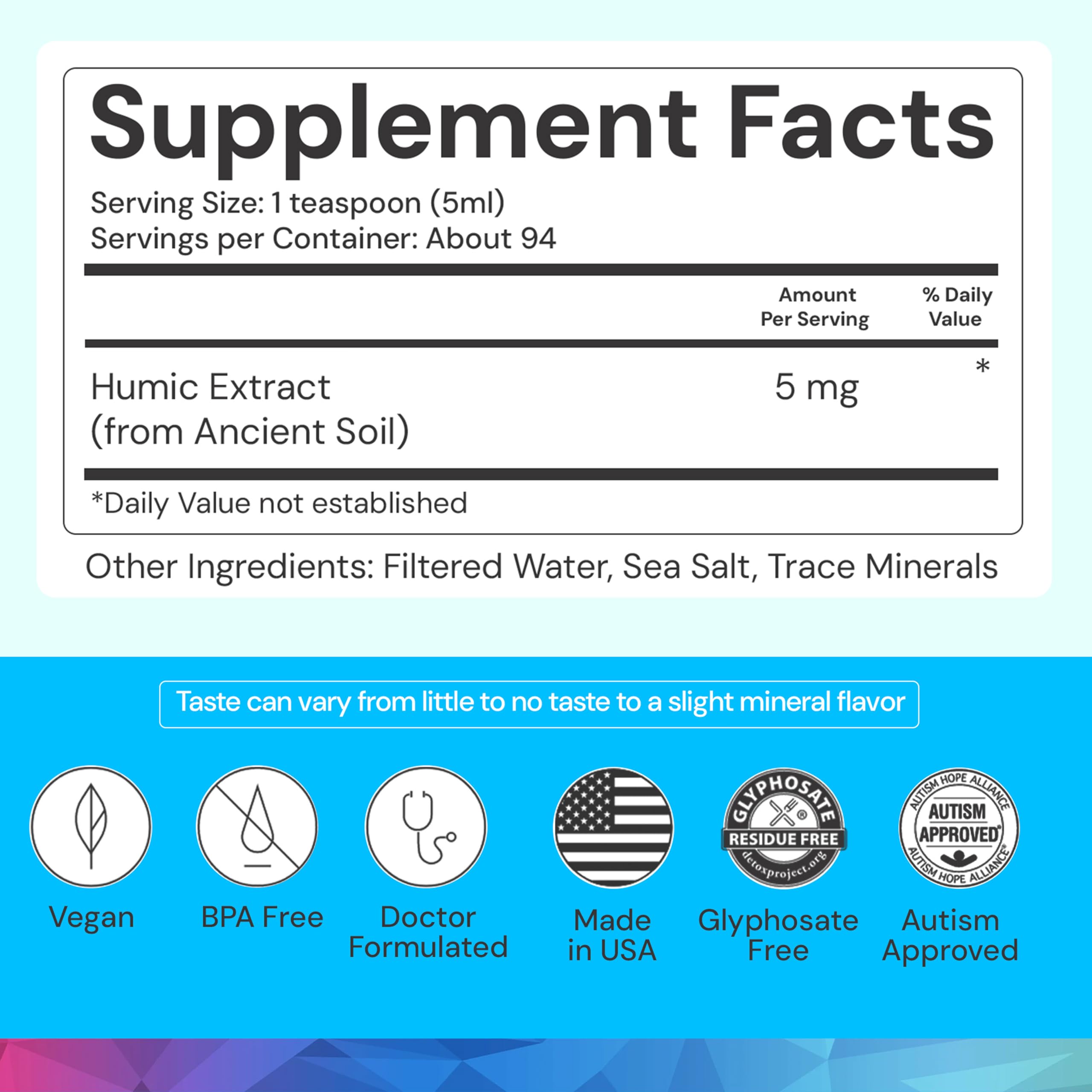ION* Intelligence of Nature Gut Support – etiquette-bouteille: étiquette claire et informative.