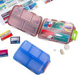 IOUWE ensemble organisation medicaments sept jours rose, planification facilitée.
